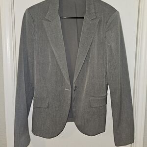 Express Women's Gray Blazer – Size 12 | Chic & Professional